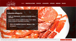 Desktop Screenshot of embutidosalfonso.es
