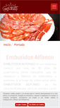 Mobile Screenshot of embutidosalfonso.es